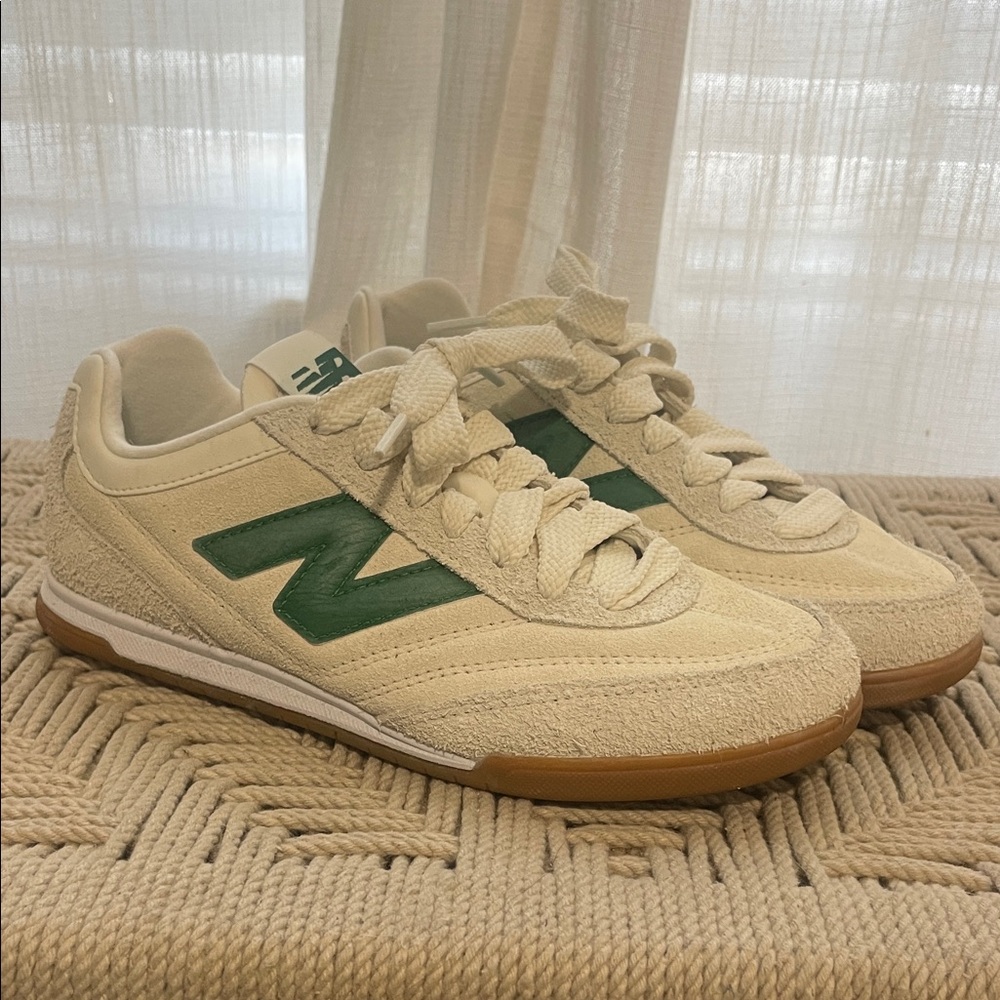 New Balance RC42 Beige and Green Casual Shoes
